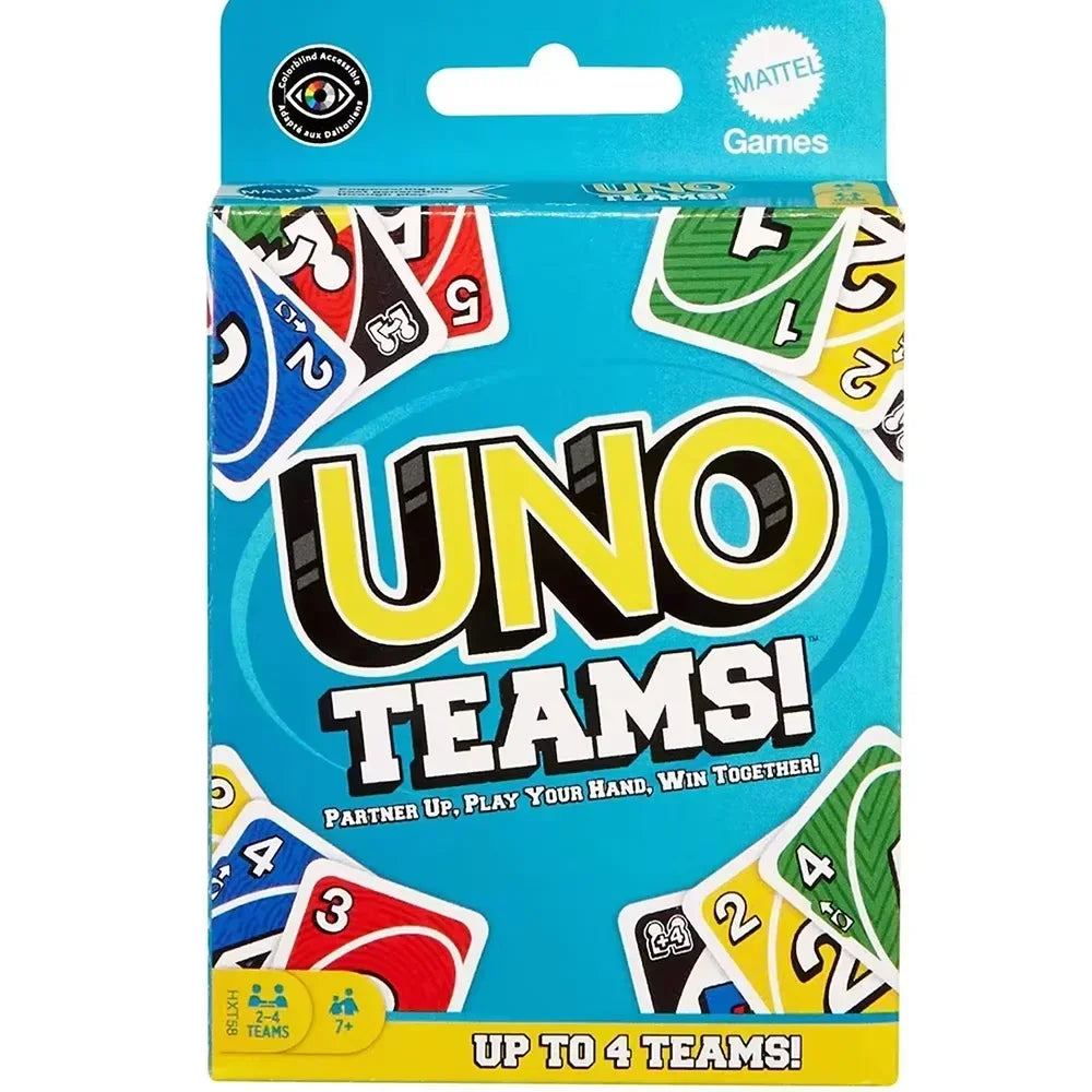 UNO NO MERCY Matching Card Game Pokemon Uno TEAMS Mario Multiplayer Family Party Boardgame Funny Friends Entertainment Poker ﻿