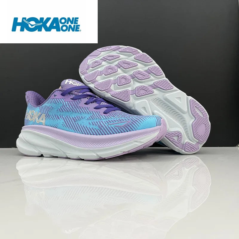 Original Hoka Clifton 9 Running Shoes Mens Women's Lightweight Cushioning Marathon Breathable Highway Trainer Sneakers