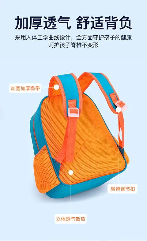 Nuevas mochilas Elsa para niñas de 3 a 7 años, de gran capacidad, impermeables, ligeras, cómodas y transpirables, protegen la columna vertebral.