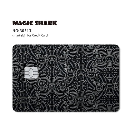 Fashion Matte Gold Silver Black Matte PVC Film Skin Sticker Tape for Bank Credit Debit Card Front Side