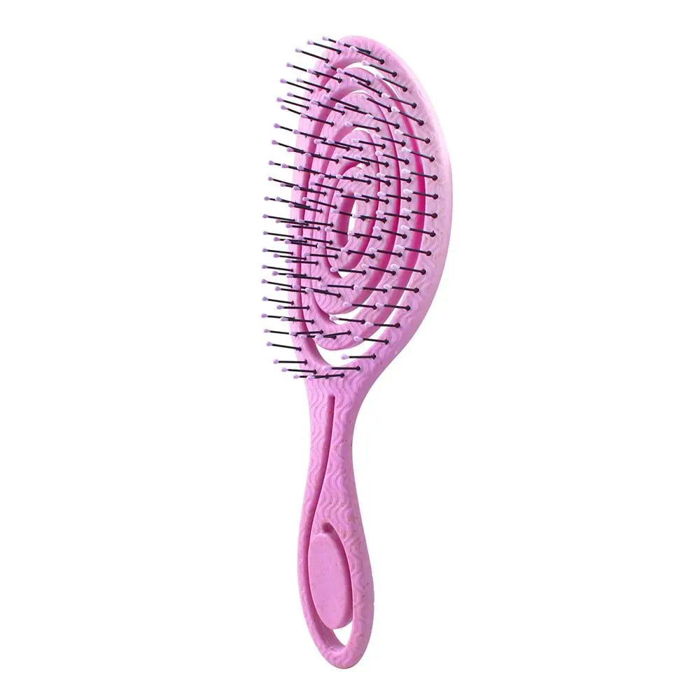 Peine de masaje elástico, peine para cabello enredado, cepillo desenredante, cepillos para cabello rizado húmedo, peine de barbero, herramientas de peluquería