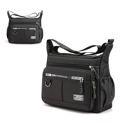 Men's Messenger Crossbody Shoulder Bags Men Small Sling Pack For Work Business Waterproof Oxford Packs Satchel Purse