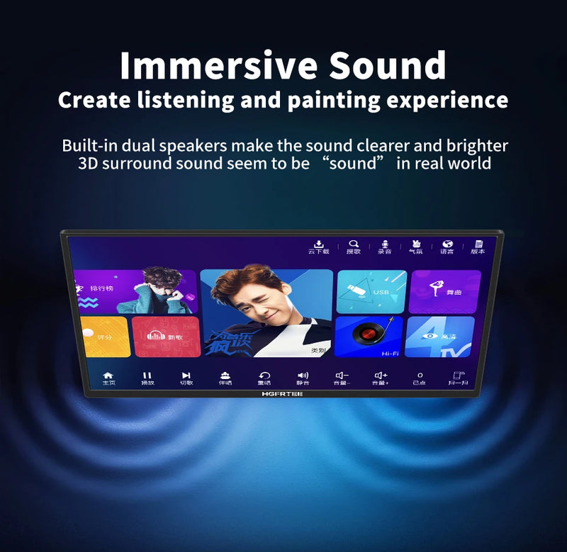 HGFRTEE 18.5inch Portable Monitor 100Hz RGB100% With VESA Hole & Back bracket Laptop Extended Display ADS-IPS HDR Screen