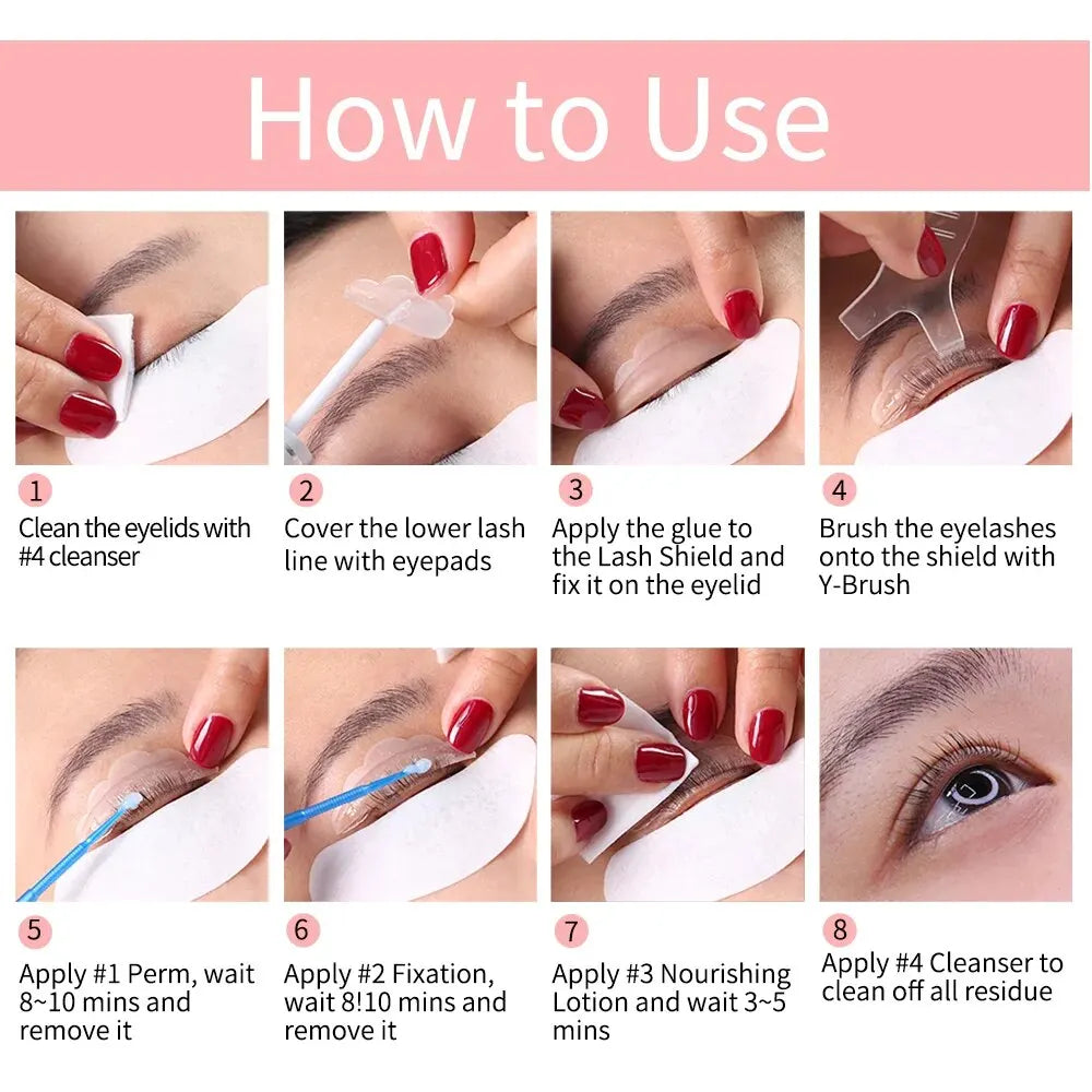 ICONSIGN-Lash Lift Kit para levantamento de cílios, Calia Perm, Eyelash Enhancer, Ferramentas de maquiagem, versão de atualização, 6-8 semanas, duradoura