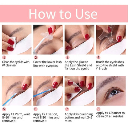 ICONSIGN-Lash Lift Kit para levantamento de cílios, Calia Perm, Eyelash Enhancer, Ferramentas de maquiagem, versão de atualização, 6-8 semanas, duradoura