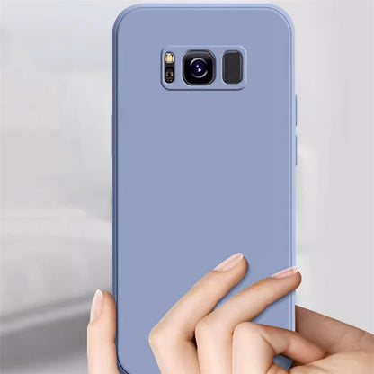 Liquid Silicone Phone Case for Samsung Galaxy S8 S9 S10 Plus Soft Camera Protective Shockproof Back Cover Samsung 8Plus