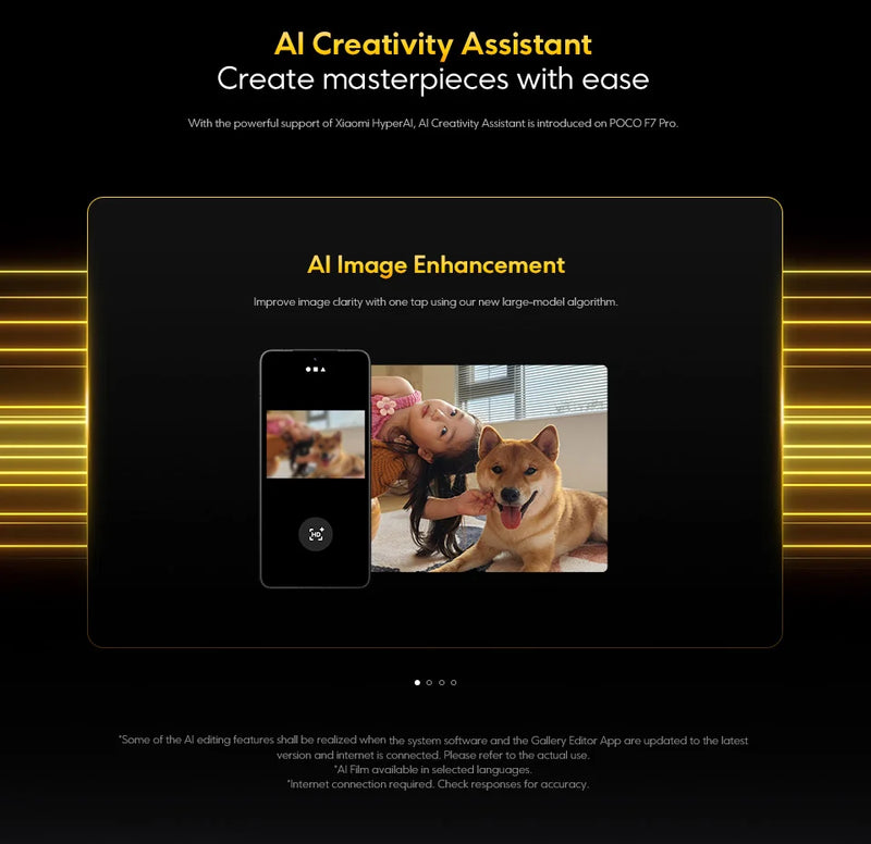 Global Version POCO F7 Pro Snapdragon 8 Gen 3 Smartphone 6.67'' 120Hz Display 50MP Camera 6000mAh Battery 90W IP68 Cellphone