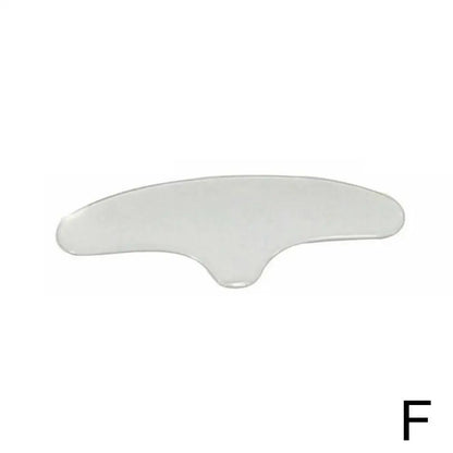 Reusable Anti-aging Silicone Invisible Chest Patch Self Adhesive Anti Wrinkle Facial Skin Lifting Patches Wrinkle Remover Strip