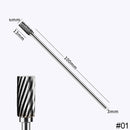 Extra Long 100mm Rotary Rasp File Carving Grinder Abrasive Tools Carbide Burr Alloy Bits Milling Cutter Drill For Metal Wook