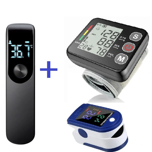 Automatic Heart Rate Pulse Meter BP Monitor Healthy Digital Arm Blood Pressure Meter Cuff Medical Automatic Pressure Tonometer