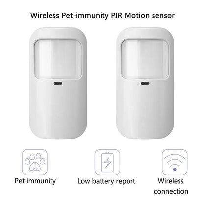 433MHz Wireless Pet-immunity PIR Motion Sensor Detector 15kg Pet Immune EV1527 Code Smart Home Security Host Alarm Accessories