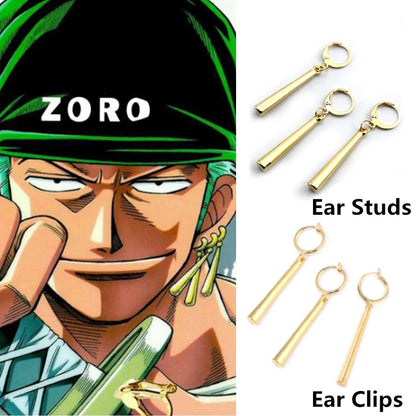 Kiss Jewelry Titanium Steel Punk Cool Men Women Ear Clip Stud Earrings Long Stick Pendant Fashion Hip Hop Drop Party Earring