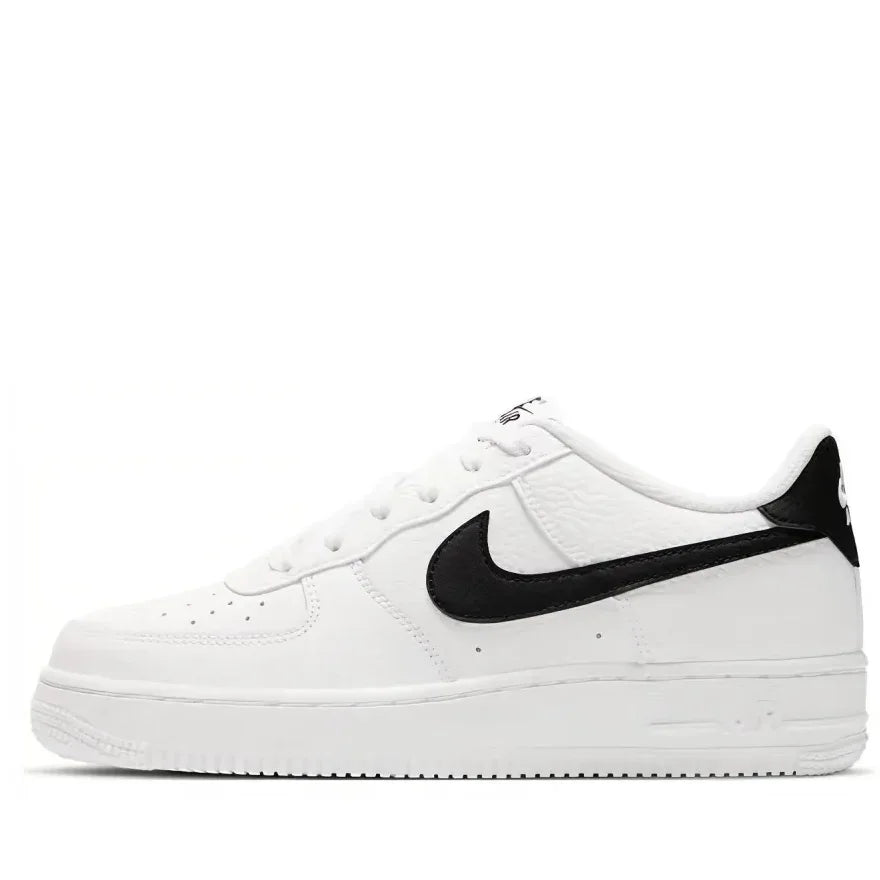 Nike Court Borough Low-Top Kids's Sneakers Couro Sintético Clássico Estilo Retro Antiderrapante Amortecedor Resistente ao Desgaste