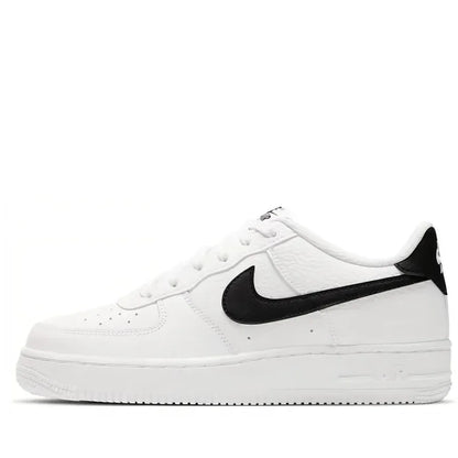 Nike Court Borough Low-Top Kids's Sneakers Couro Sintético Clássico Estilo Retro Antiderrapante Amortecedor Resistente ao Desgaste