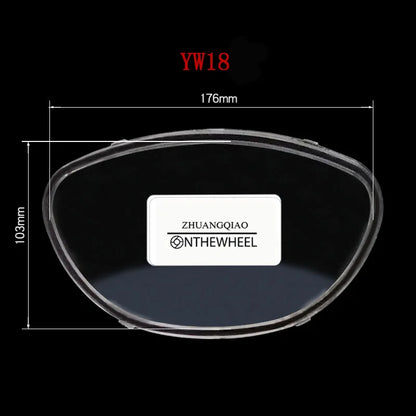 Motorcycle Motocross Moped Speedometer Tachometer Dashboard Instrument Glass Plastic Lens Cover For Scooter ATV E-Scooter