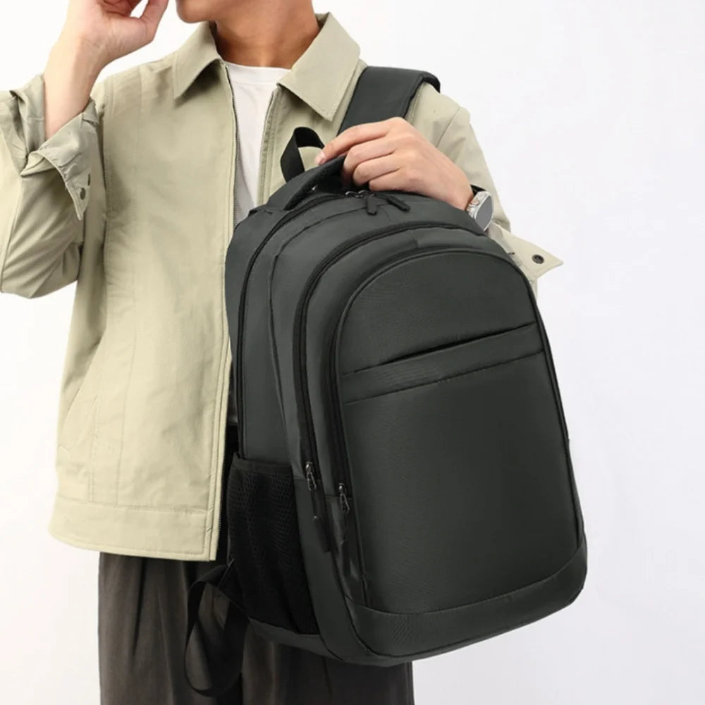 Large Capacity Backpack Comfortable Men'S Backpack Double-Shoulder Backpack Ergonomic Business Computer Bag For Mountaineering