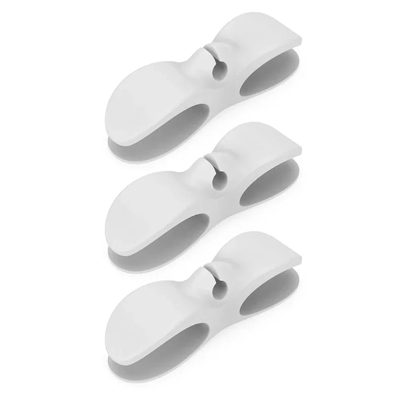 9-1 soporte de silicona para enrollador de cable, organizador de cable de alimentación, clip autoadhesivo, fijador de cables para freidora de aire y cafetera.