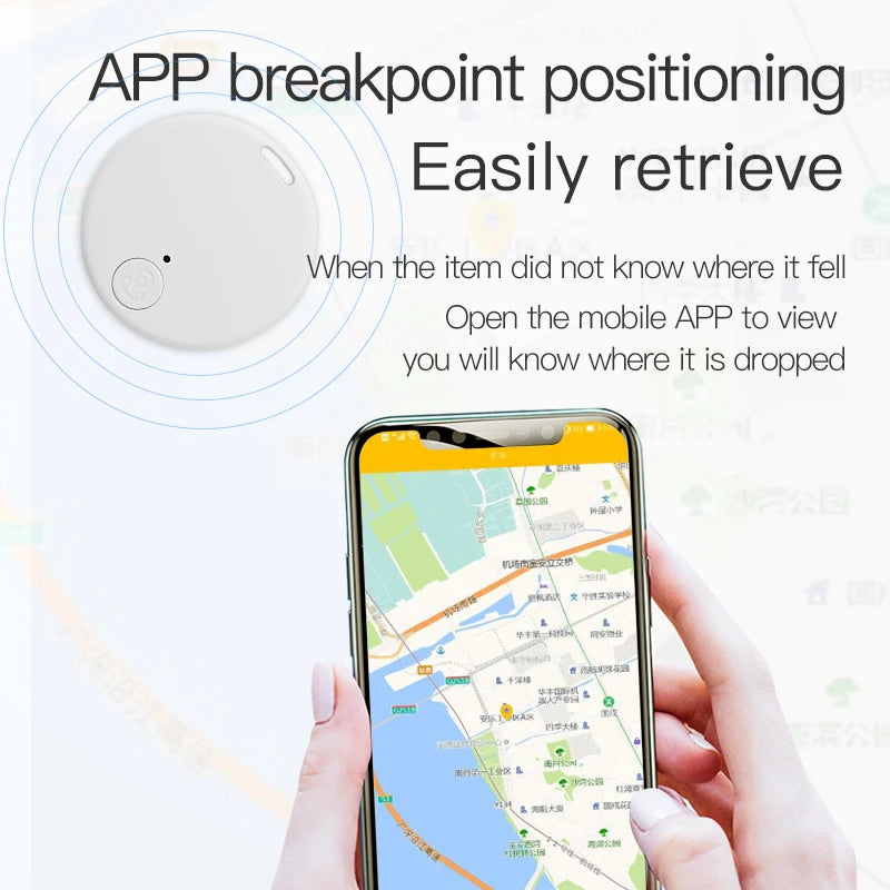 Smart Mini GPS Tracker Key Kids Car Finder Pets Locator Bluetooth Tracker Device Anti-lost Reminder Device Locator Accessories