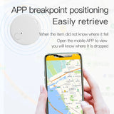 Smart Mini GPS Tracker Key Kids Car Finder Pets Locator Bluetooth Tracker Device Anti-lost Reminder Device Locator Accessories