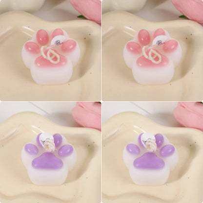 1pc/4pc Cat Paw Design Scented Candle ,For Birthday, Valentine's Day, Diy Home Decoration, party decoration, wedding souvenirs