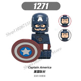 Marvel Avengers Superhero Building Blocks Iron Man Doctor Strange Hulk Thanos Spider-Man Venom Hawkeye Bricks Toys