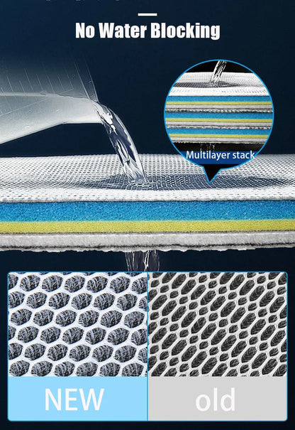 Esponja filtrante para acuario de 12 capas, 12D, biomedio, sin pegamento, de alta densidad, para estanque, filtro externo, algodón, accesorios para skimmer.