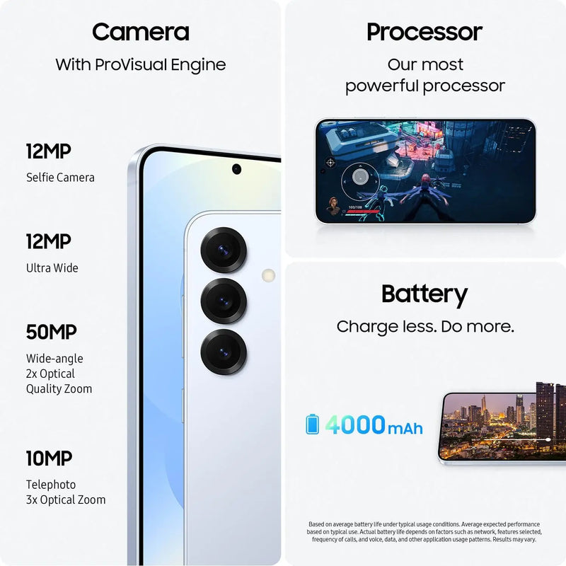 2025 New Samsung Galaxy S25 AI Smartphone Snapdragon 8 Elite 6.2"Dynamic 120Hz AMOLED 2X Screen 4000mAh Battery IP68 Samsung S25