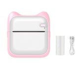 Mini Printer, Portable Thermal Printer Efficiently and Quickly, Inkless Pocket Photo Printer for Study Notes, Pictures, DIY