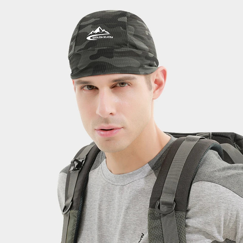 Cooling Skull Cap Helmet Liner Breathable Sweat Wicking Cycling Sports Running Hat Comfortable Outdoor Hiking Cap Quick Dry Cap