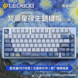 LeoBog-Hi8 Kit Teclado Mecânico, Bluetooth Sem Fio, Teclado Hot Swap Gaming, Kits De Alumínio, 80 Chaves, Modo 3, 2.4G, Gif