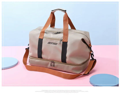 Bolsa de gimnasio de viaje, equipaje de corta distancia, bolsas de fitness portátiles, bandolera, bolso de pecho, bolso de mano, bolso de mano, bolso de fin de semana