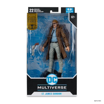 McFarlane Toys Batman & Lt. James Gordon (Batman: Year One Part 4) 18cm Action Figure Gold Label DC Multiverse Model Doll Gift