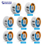 Alambre de soldadura mecánico HX-T100 con núcleo de resina suave, 50 g, 0,3 mm, 0,4 mm, 0,5 mm, 0,6 mm, 0,8 mm, 1 mm y 1,2 mm, para reparación de iPhone y Samsung.
