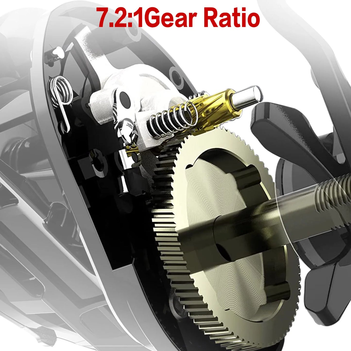 Sougayilang 1.8-2.4m Casting Fishing Combo Telescopic Fishing Rod and 7.2:1 High Speed Fishing Reel with 150M Line Pesca