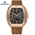 NAVIFORCE Luxury Brand Men Sports Watch Quartz 24 Hours Chronograph Waterproof Male Wristwatches Date Display Clock Reloj Hombre