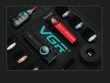 VGR 001 977 new hair trimming set high-end men's hair clipper intelligent digital display electric carving and whitening trimmer