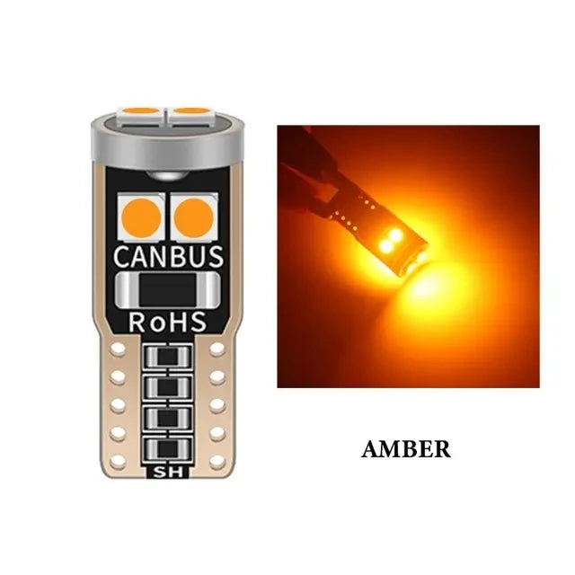 Super Bright LED Canbus Car Interior Reading Dome Lights, Auto Lâmpada de estacionamento, sem erro, T10, W5W, 6SMD, 3030, 2 pcs, 6 pcs, 10pcs