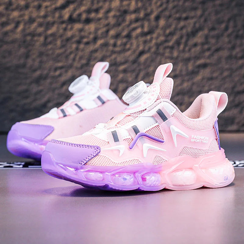 Childrens Sneakers Casual Mesh Breathable Flat Walking Shoes Fashion 2024 Trendy Girls Tennis Shoes Kids Sports Shoes for Boy