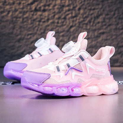 Childrens Sneakers Casual Mesh Breathable Flat Walking Shoes Fashion 2024 Trendy Girls Tennis Shoes Kids Sports Shoes for Boy