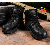 High Top Waterproof Hiking Shoes Tactical Sport Men's Shoes Male Outdoor Mountain Climbing Shoes Hunting Boots Men Outdoor Boots