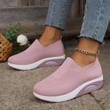 Zapatillas de deporte de malla transpirable para mujer, zapatos con cordones, suela suave, antideslizantes, informales, de moda de verano 