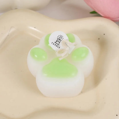 1pc/4pc Cat Paw Design Scented Candle ,For Birthday, Valentine's Day, Diy Home Decoration, party decoration, wedding souvenirs