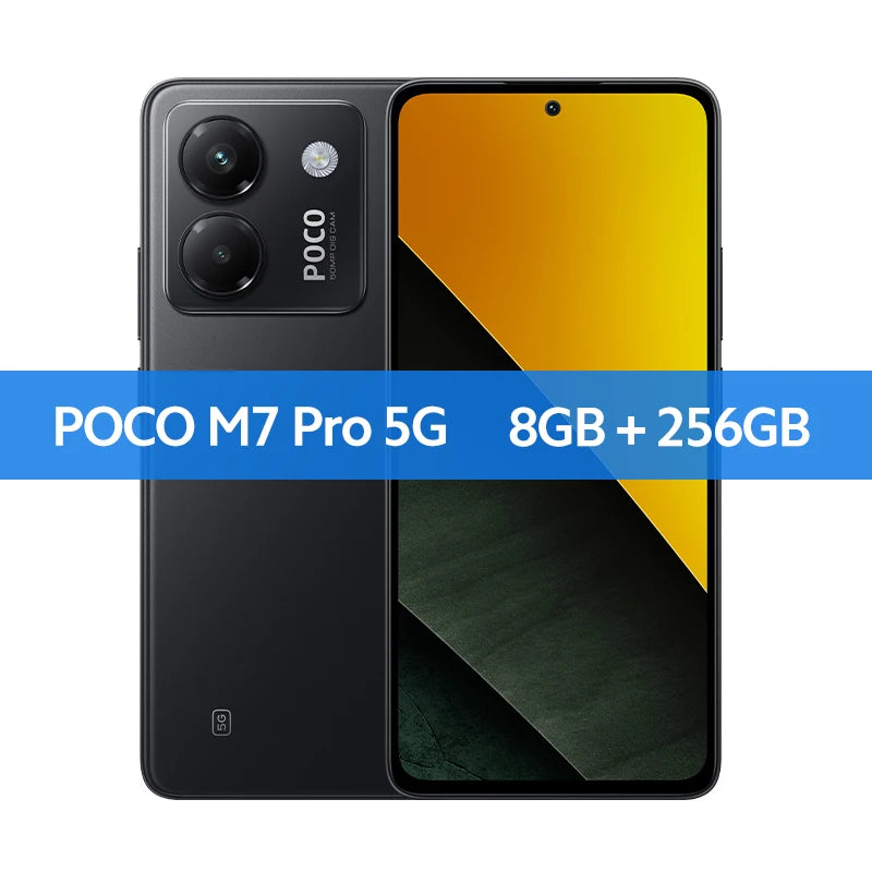 Global Version POCO M7 Pro 50MP Camera MTK Dimensity 7025-Ultra 120Hz FHD+ Eye-care AMOLED Display NFC 5110mAh Battery
