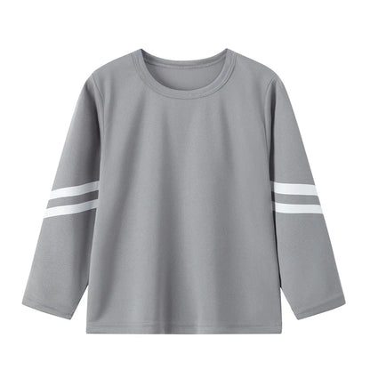 Children's quick-drying sports long sleeve T-shirt comfortable and fashionable sports running basketball football cycling T-shir