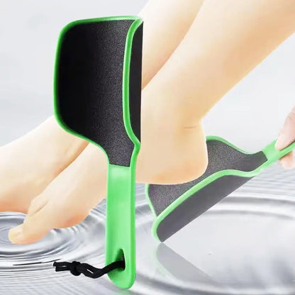 Lima curva para pies, removedor de callos y piel muerta, lima profesional de pedicura de doble cara, lijadora y depuradora en forma de U.