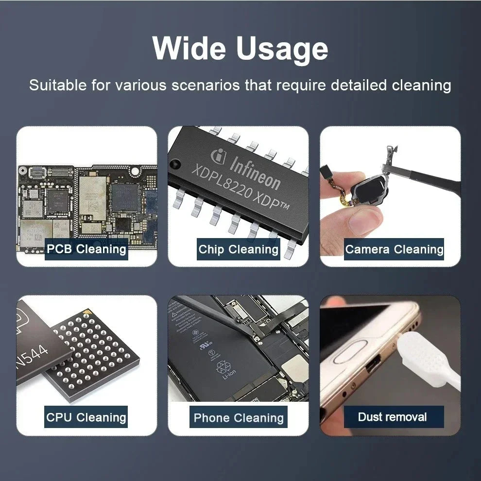 PBT Fibre Cleaning Polishing Motherboard IC Glue Removal Cleaning Brush For Circuit IC PCB BGA Phone Electric Repairing