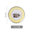 Nordic retro European tableware porcelain plates cups saucers pots high-end luxury sets creative home gifts