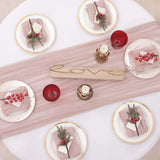 Set of 12 Gauze Cheesecloth Napkins Cloth Bulk Dinner Table Napkins for Home Wedding Valentine's Party Event Table Decoration