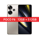 POCO F6 5G Global Version Cellphone 120Hz Flow AMOLED display 90W turbo charging 50MP camera system with OIS Snapdragon 8s Gen 3