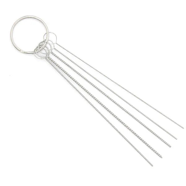 Carburetor Cleaning Tool Carbon Dirt Jet Remover Brushes Needles for Car Motorcycle Moped Scooter ATV Carb Jets Wire Cleaner Kits